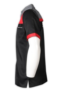 DS071 Personal design darts shirt sample order darts shirt dacron cotton card darts shirt supplier side view